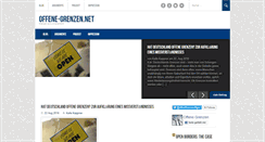Desktop Screenshot of offene-grenzen.net