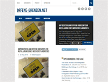 Tablet Screenshot of offene-grenzen.net